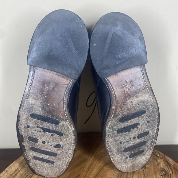 Allen Edmonds Burton Mens Black Size 9.5 Leather Oxford Dress Shoes - Picture 8 of 9